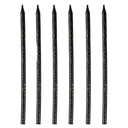 Свечи черные блеск 14см (1шт)